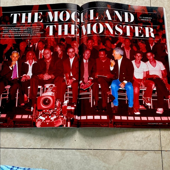 VANITY FAIR MAGAZINE DUA LIPA JEFFREY EPSTEIN - RFK JR 7/2021 - Picture 7 of 16